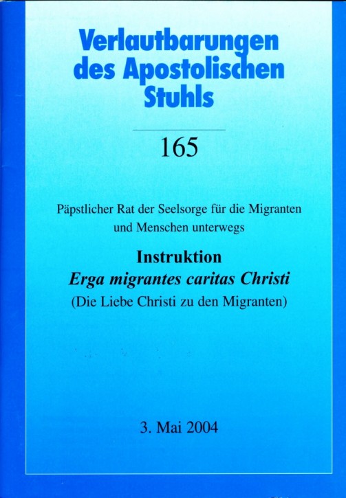 Instruktion Erga migrantes caritas Christi
