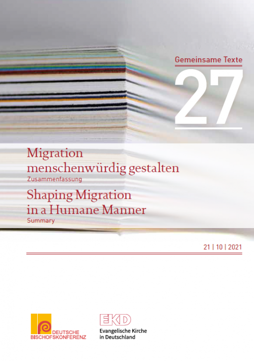 Migration menschenwürdig gestalten – Zusammenfassung (Deutsch und Englisch)