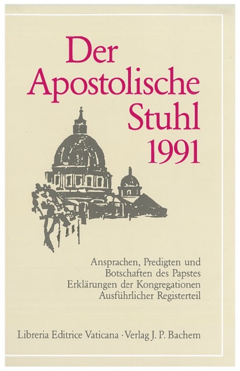 Der Apostolische Stuhl 1991